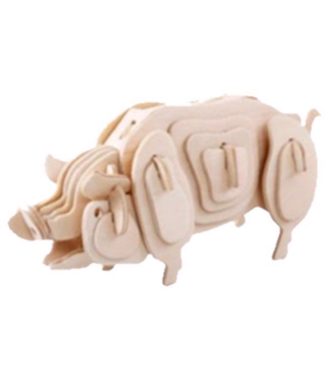 Imagine Puzzle 3D Animale de Ferma - Porc