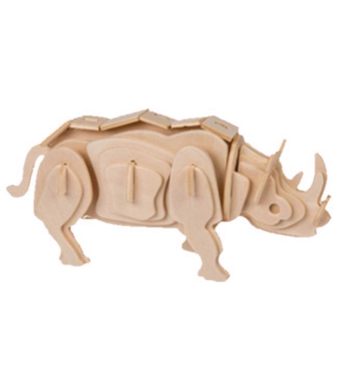 Imagine Puzzle 3D Animale salbatice - Rinocer