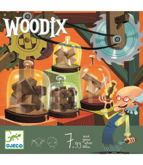 Imagine Woodix 6 jocuri logice din lemn