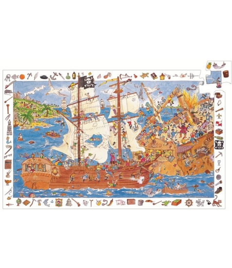 Imagine Puzzle observatie Pirati