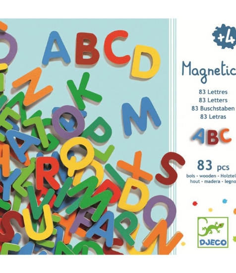Imagine 83 Litere magnetice pentru copii