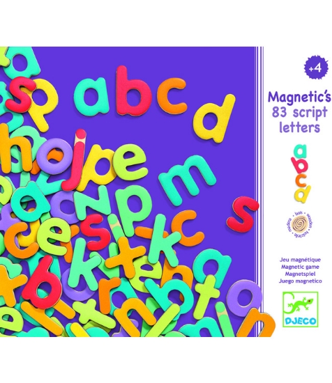 Imagine 83 Litere magnetice colorate pentru copii