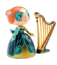 Imagine Printesa Elisa cu harpa