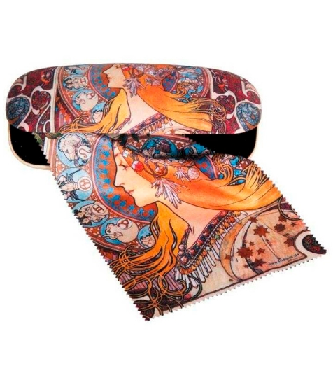 Imagine Etui cu textil si protectie ochelari, Art Nouveau