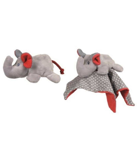 Imagine Jucarie din textil pentru bebe, elefant pop-up