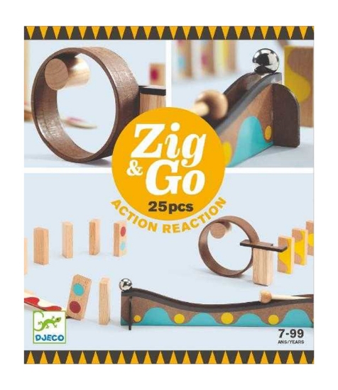 Imagine Zig & Go, set de constructie trasee, 25 piese
