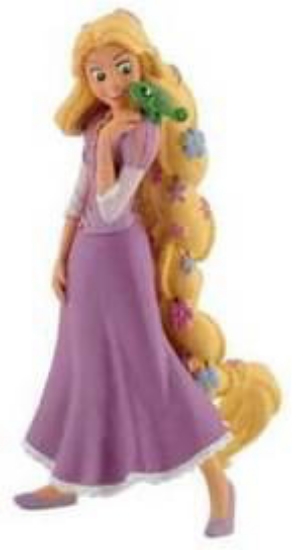 Imagine Rapunzel cu flori