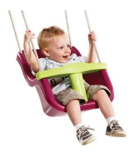 Imagine Leagan Baby Seat LUXE Culoare: Rosu/Galben, franghie: PP 10