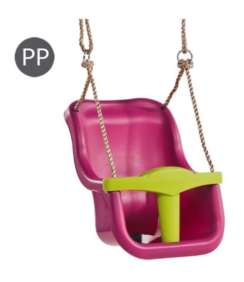 Imagine Leagan Baby Seat LUXE Culoare: purple (RAL4006)/lime green, franghie: PP 10