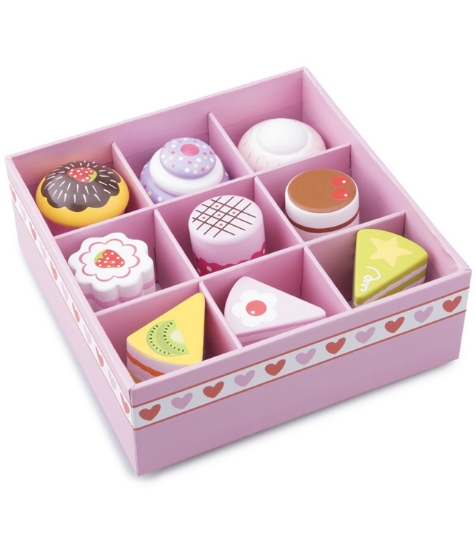 Imagine Set de 9 prajituri in cutie de cadou
