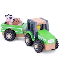 Imagine Tractor cu trailer - animale