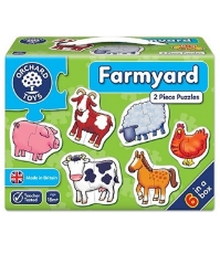 Imagine Set 6 puzzle Ferma (2 piese) FARMYARD