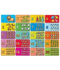 Imagine Puzzle Potriveste si numara de la 1 la 20  MATCH AND COUNT