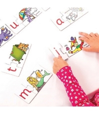 Imagine Joc educativ - puzzle in limba engleza Invata alfabetul prin asociere ALPHABET MATCH