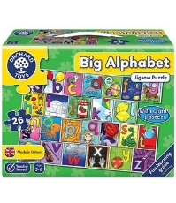Imagine Puzzle de podea in limba engleza Invata alfabetul (26 pieseposter inclus) ALPHABET JIGSAW
