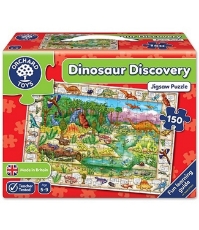 Imagine Puzzle in limba engleza Lumea dinozaurilor (150 piese) DINOSAUR DISCOVERY