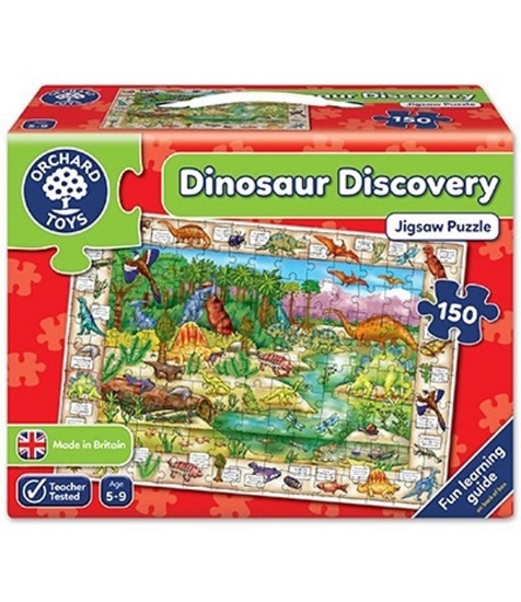 Imagine Puzzle in limba engleza Lumea dinozaurilor (150 piese) DINOSAUR DISCOVERY