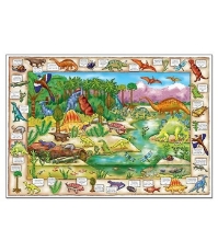 Imagine Puzzle in limba engleza Lumea dinozaurilor (150 piese) DINOSAUR DISCOVERY