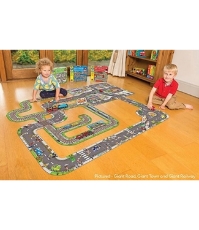 Imagine Puzzle gigant de podea traseu masini (20 piese) GIANT ROAD JIGSAW