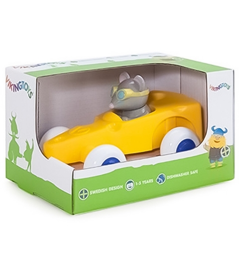 Imagine Pilot de curse Soricel in Masinuta Cascaval - Cute Racer