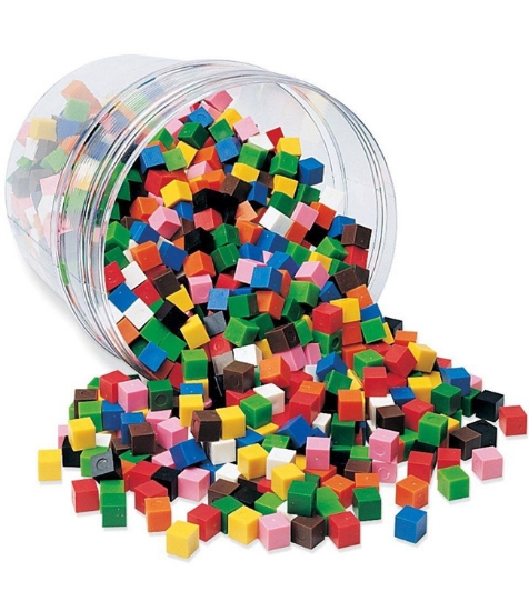 Imagine Cuburi multicolore (1cm)