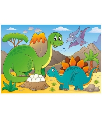 Imagine Puzzle - Dinozauri prietenosi (48 piese)