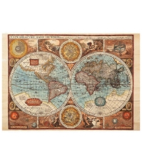 Imagine Puzzle - Harta lumii din 1626 (500 piese)