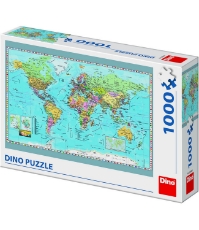 Imagine Puzzle - Harta politica a lumii (1000 piese)