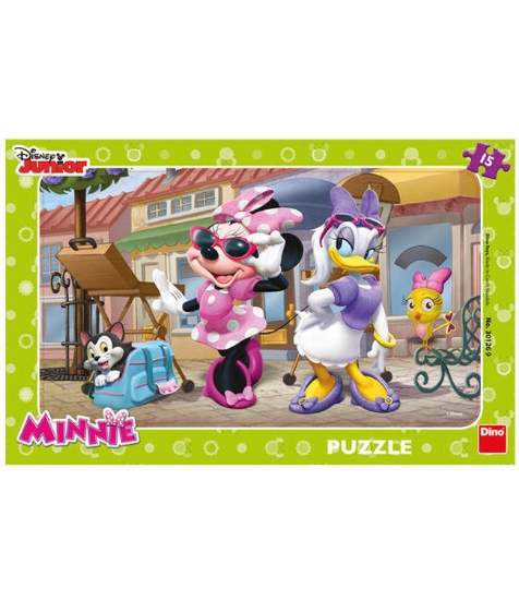Imagine Puzzle - Minnie si Daisy la plimbare (15 piese)