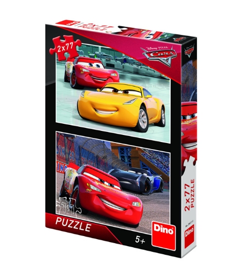 Imagine Puzzle 2 in 1 - Cars 3: Cursa cea mare (77 piese)