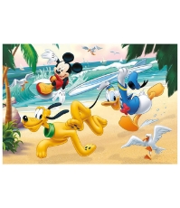 Imagine Puzzle 2 in 1 - Mickey campionul (77 piese)