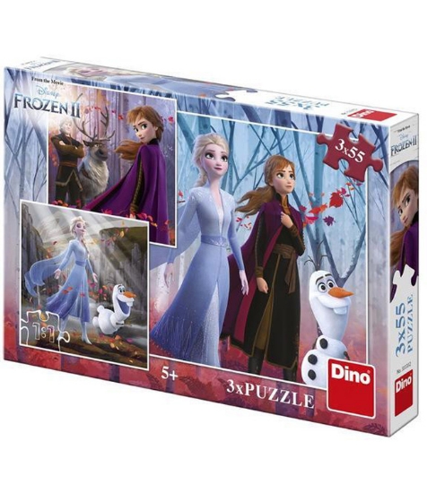 Imagine Puzzle 3 in 1 - Frozen II (3 x 55)