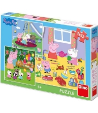 Imagine Puzzle 3 in 1 - Purcelusa Peppa in vacanta (55 piese)