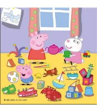 Imagine Puzzle 3 in 1 - Purcelusa Peppa in vacanta (55 piese)