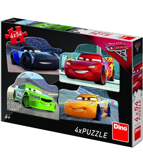 Imagine Puzzle 4 in 1 - Cars 3 (54 piese)