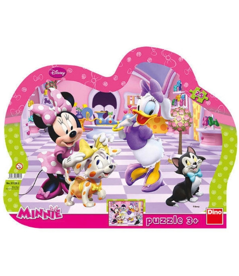 Imagine Puzzle cu rama - Minnie si Daisy (25 piese)