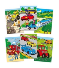 Imagine Water Magic: Carte de colorat Vehicule