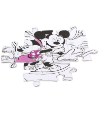 Imagine Puzzle de colorat maxi - Mickey Mouse in jungla (60 piese)