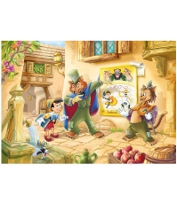 Imagine Puzzle de colorat maxi - Pinocchio (35 piese)