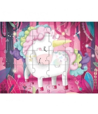 Imagine Puzzle (30 piese) cu carte - Unicorn