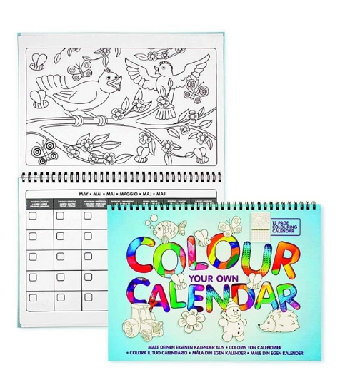 Imagine Carte de colorat - Calendarul meu