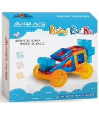 Imagine Joc de constructie magnetic - Masinuta si robotel