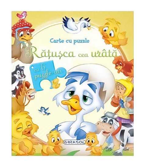 Imagine Carte cu puzzle - Ratusca cea urata