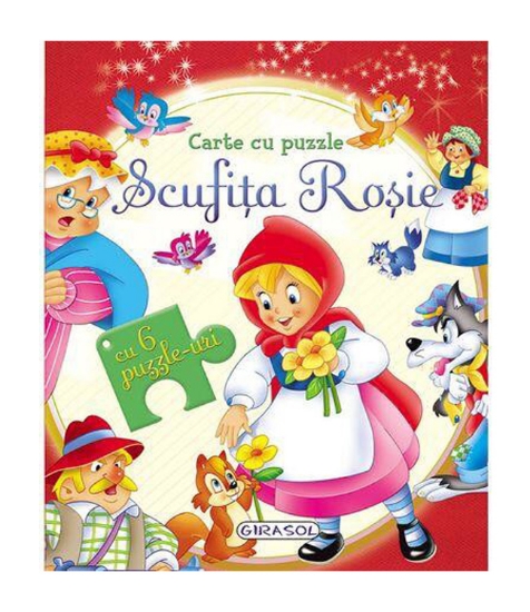 Imagine Carte cu puzzle - Scufita rosie