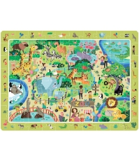 Imagine Puzzle - Animalute la ZOO (80 piese)