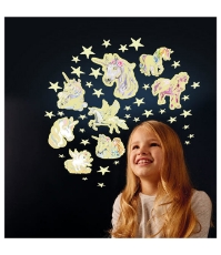 Imagine Set reflectorizant - Unicorni si stele