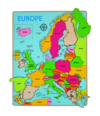 Imagine Puzzle incastru harta Europei