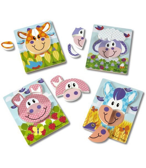 Imagine Set 4 puzzle Animale domestice