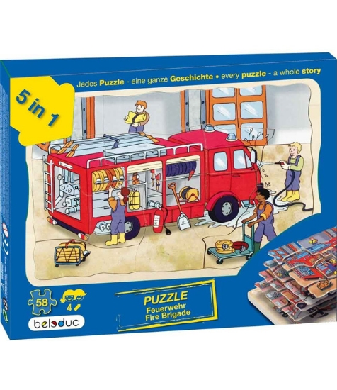 Imagine Puzzle stratificat Brigada de Pompieri