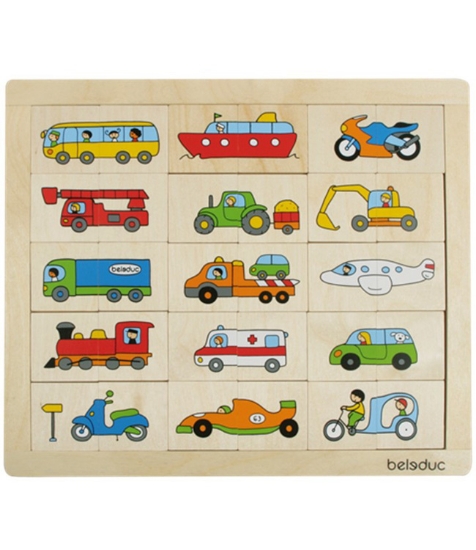 Imagine Puzzle Amesteca si potriveste Transport